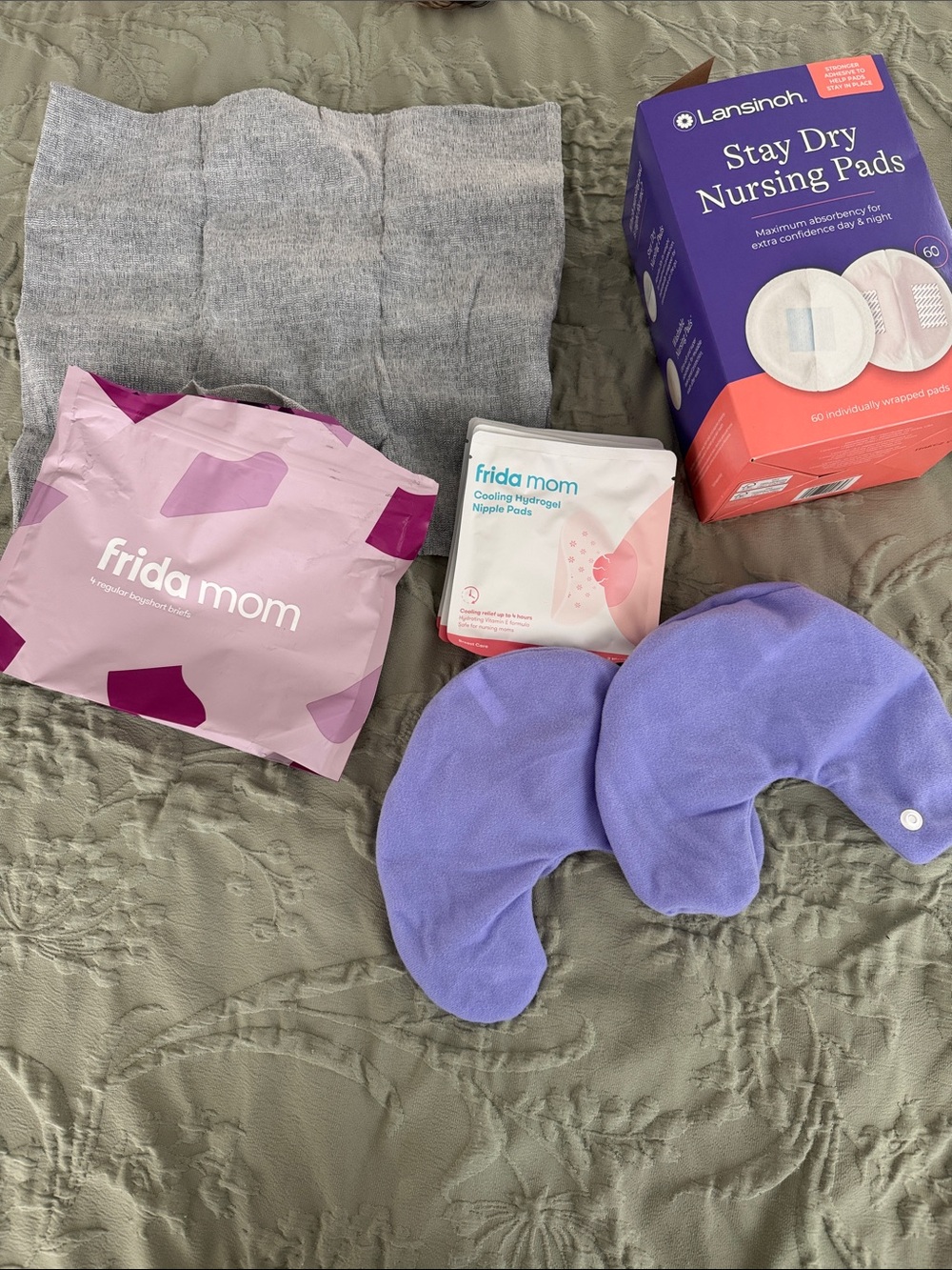 Lansinoh & frida mom Nursing Care Set - Purple and Pink Accessories